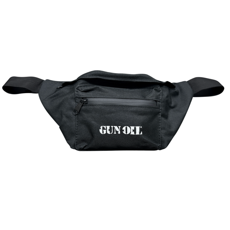 gun oil fanny pack black