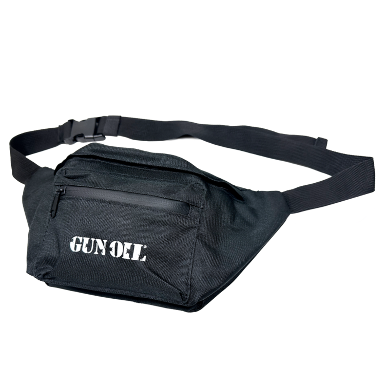 gun oil fanny pack black